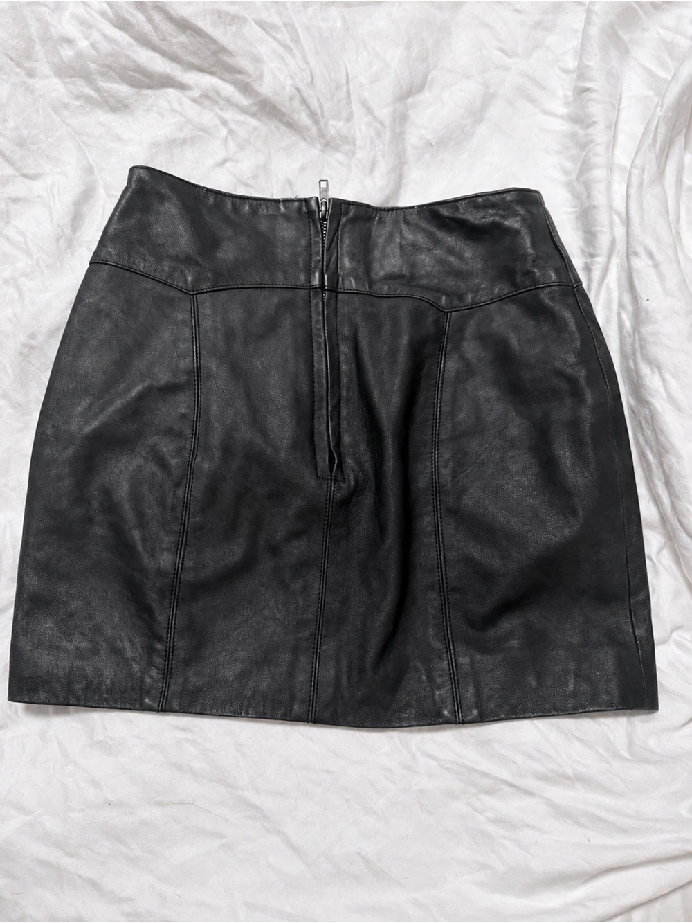 Capulet Genuine Leather Mini Skirt XS Black - Picture 5 of 13